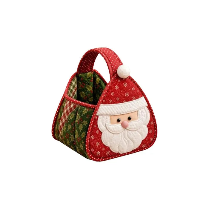 Santa Claus quilted Christmas bag