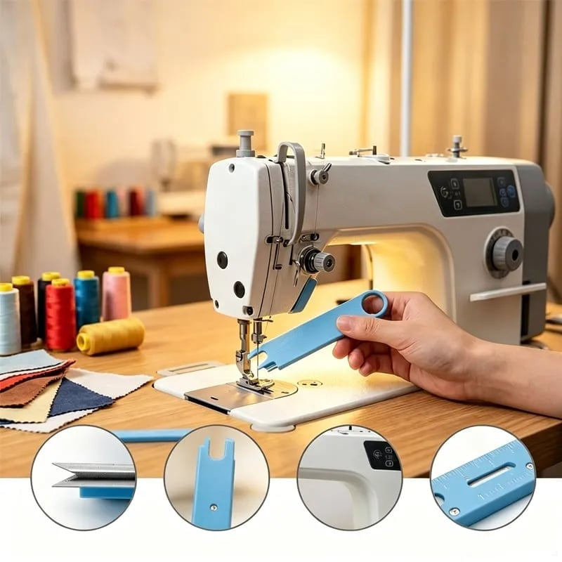 Quick threader in sewing workspace