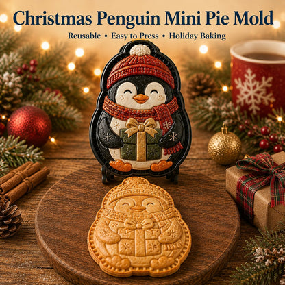 ⏳ 69% OFF – 🎄16pcs-Design Christmas Mini Pie Mold Collection | Reusable Embossed Molds for Shaping Detailed Santa, Snowman, Reindeer, Tree & Holiday Pies 🥧✨