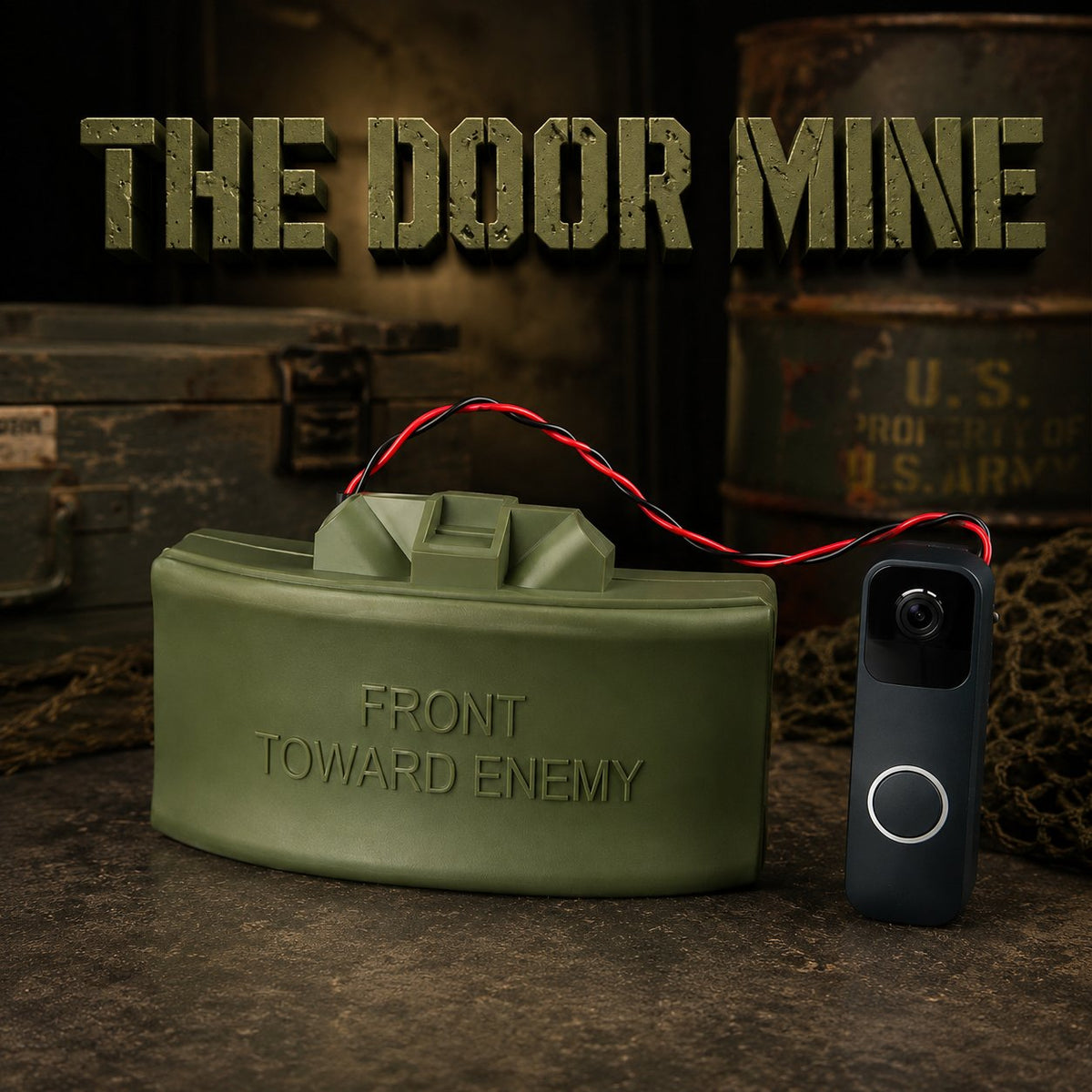 'The Door Mine' Ring Cam Claymore Prop