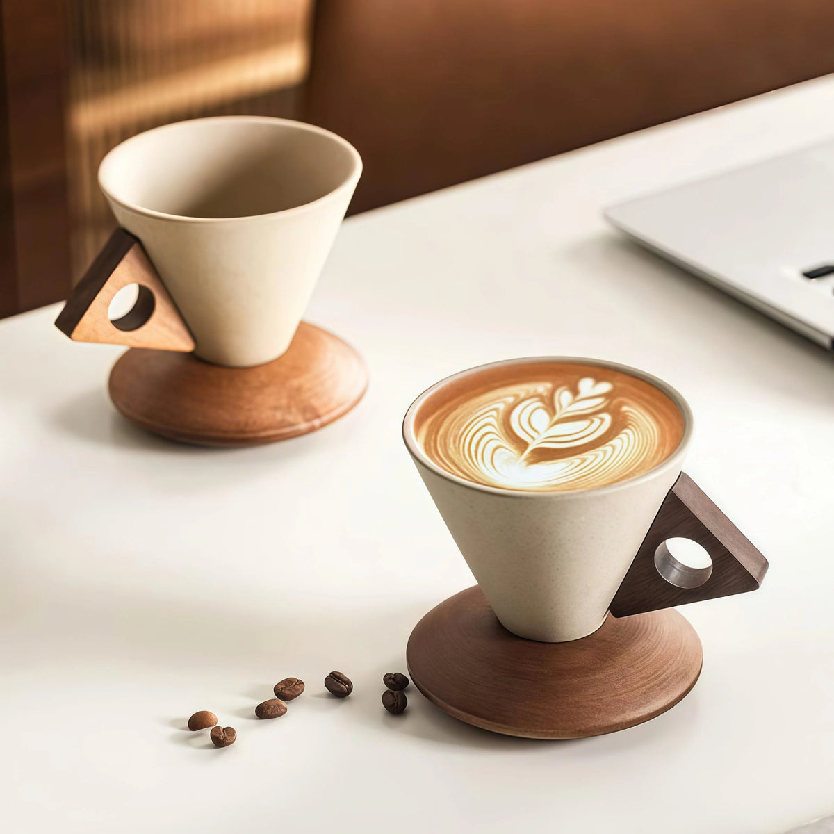 Ceramic coffee cup sizes and styles