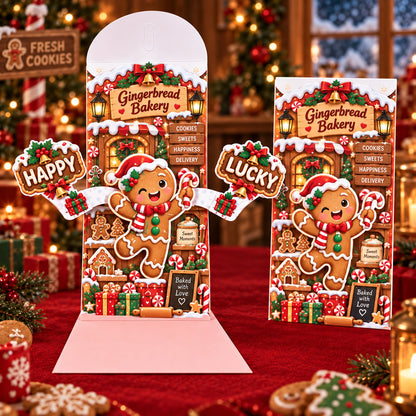 ⏰LAST DAY 50% OFF 🎄Handmade 3D Christmas Money Card – Pop-Up Holiday Card with Cash Envelope & Message Space 💌✍💵