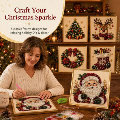 🧘 Relaxing & Beginner-Friendly - 🎨💎 DIY Christmas Diamond Painting Art Kit