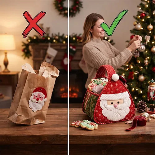 🎄 MerryStitch™ – DIY Quilted Christmas Handbag Kit