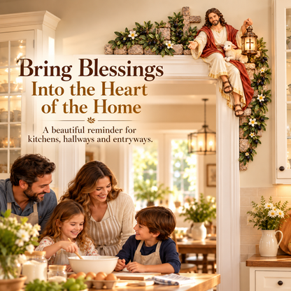 ✝️✨ Jesus at the Doorway – Faith-Inspired Corner Decor Collection✝️✨