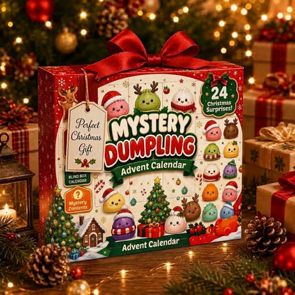 🎄Christmas Dumpling Squishy Advent Calendar🎁 24 Cute Surprise Fidget Toys