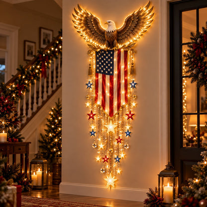 🇺🇸 Limited-Time Sale | Liberty 250 Starfall Wall Glow – Celebrate 250 Years of American Pride with a Lighted Keepsake 🗽✨