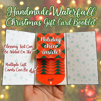 🎄 50K+ SOLD! 🎁✨ Christmas Gift Card Holder Book – Handmade Holiday Surprise, Festive Design & Heartfelt Gifting Magic 🎅