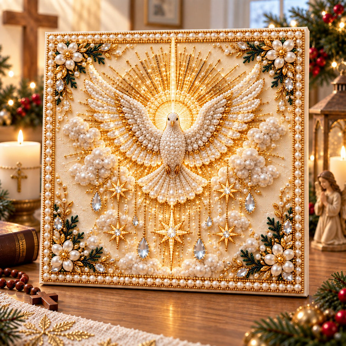 🙏✝️DIY Christian Pearl Artwork Kit✈️ Buy 3+ Get Free Shipping