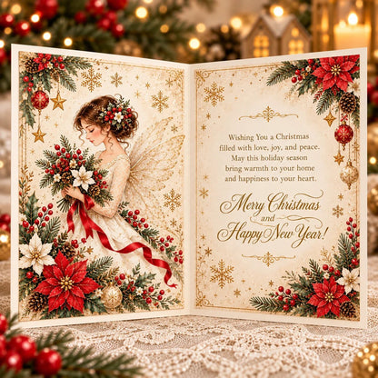 🪽✨3D Christmas Angel Greeting Card