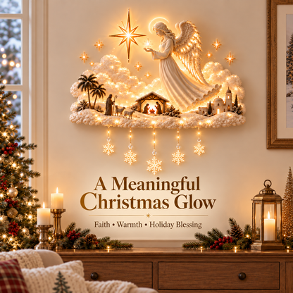 ✨Last Day 49% OFF✨ Christmas Blessing Angel Glow