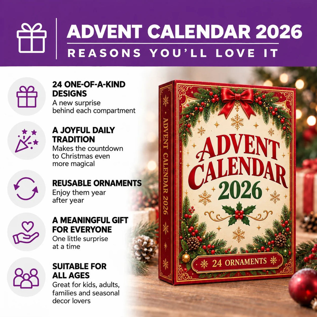 🎄 LIMITED-TIME 50% OFF | A Very Bigfoot Christmas™ Advent Calendar 2026 – 24 Days of Festive Sasquatch Surprises