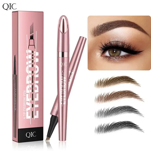 🎁✨Wasserfester Micro-Fork Augenbrauenstift, langanhaltende Brownen-Pen für natürliche, haarähnliche Striche