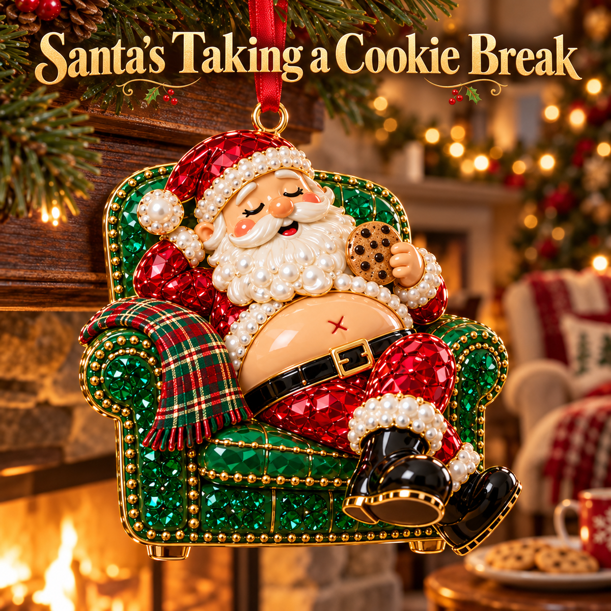 🎄 Limited-Time Christmas Sale | 2026 Santa’s Off-Duty Ornaments – 8 Sparkling Designs for a Tree Full of Cheer ✨