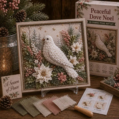 🧵Premium 3D Christmas Fabric Poke Art Kit