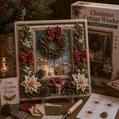 🧵Premium 3D Christmas Fabric Poke Art Kit