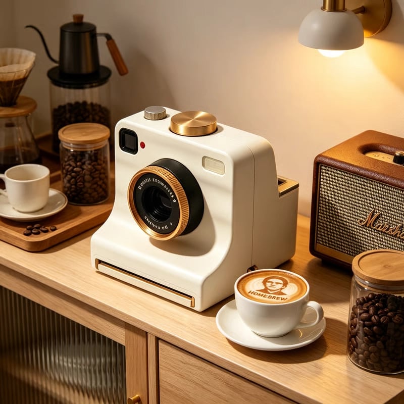 Latte art coffee moments