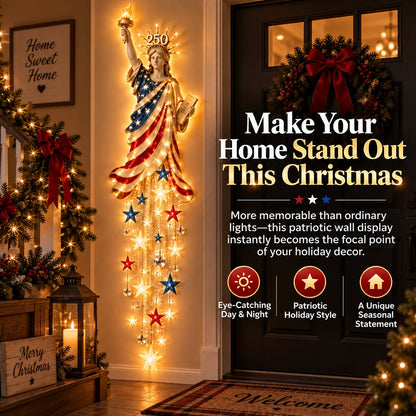 🇺🇸 Limited-Time Sale | Liberty 250 Starfall Wall Glow – Celebrate 250 Years of American Pride with a Lighted Keepsake 🗽✨