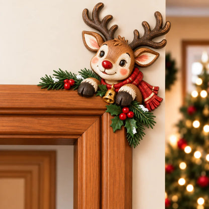 ⏰LAST DAY 50% OFF 🎅Christmas Peekaboo Door Frame Corner Decor