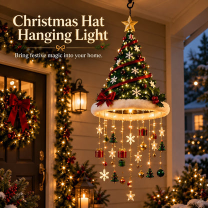 🔥 Last Day 50% OFF 🔥-🎄 Christmas Hat Hanging Light