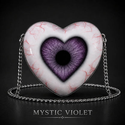 🔥Last Day 50% OFF 🖤👁 Gothic Heart Eye Statement Crossbody Bag