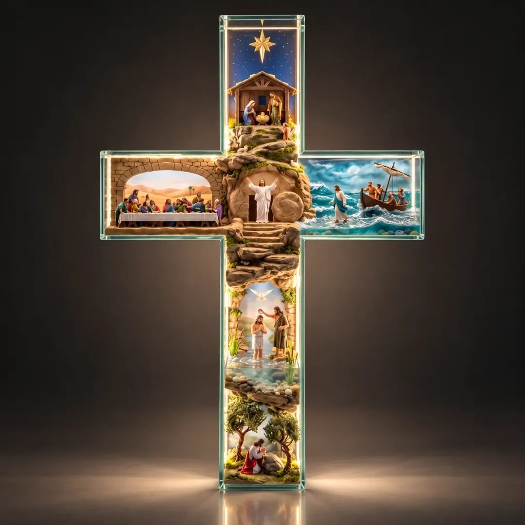 Six scenes from the story of Jesus