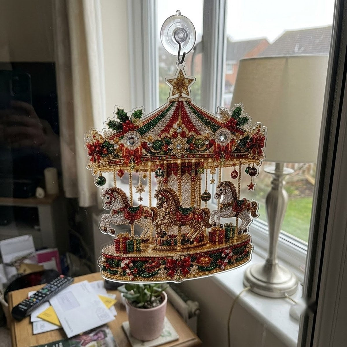 Lifestyle photo – Holiday Classics ornament at home (illustrative)