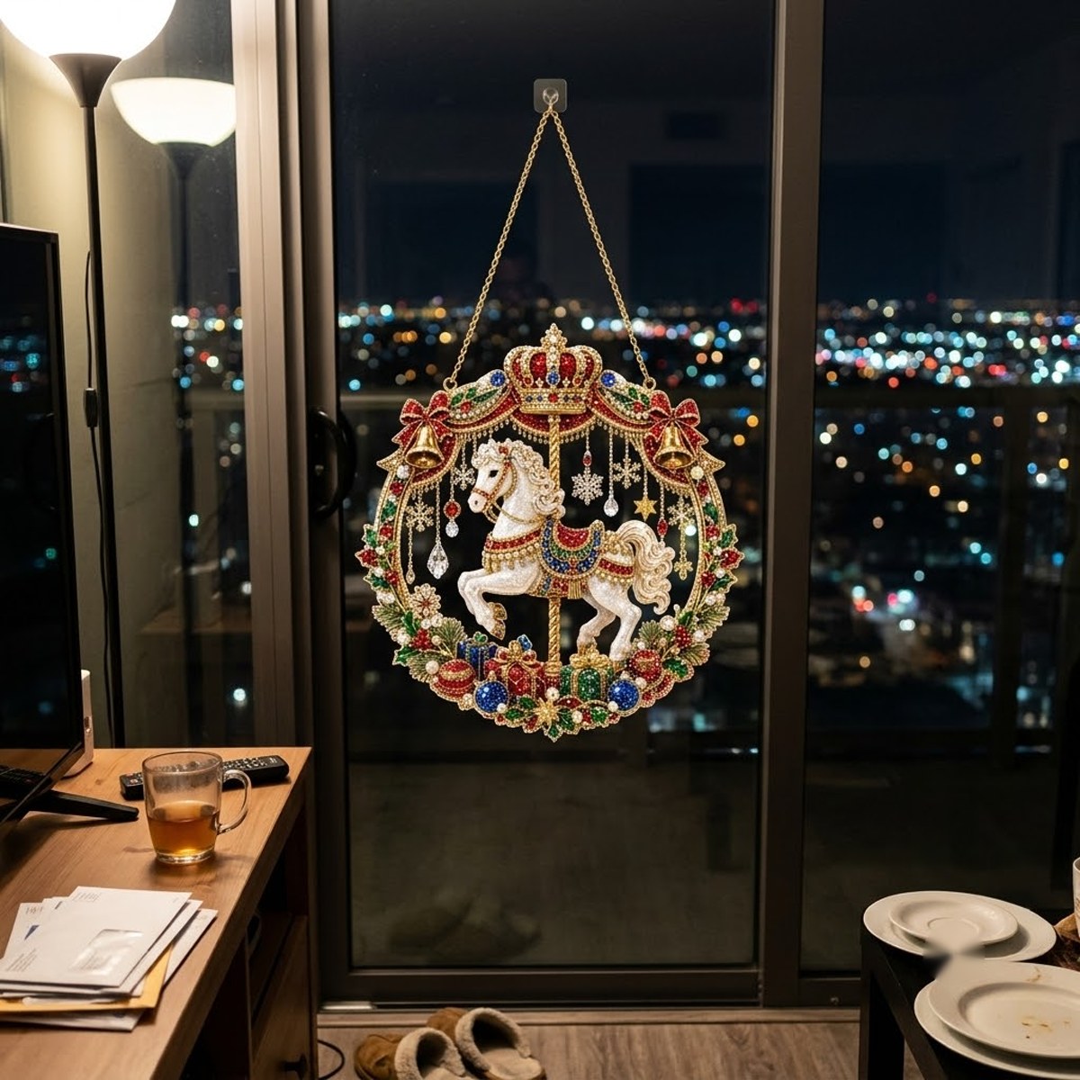 Lifestyle photo – Holiday Classics ornament at home (illustrative)