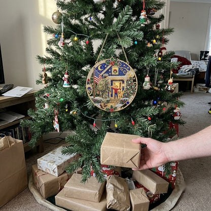 Lifestyle photo – Holiday Classics ornament at home (illustrative)