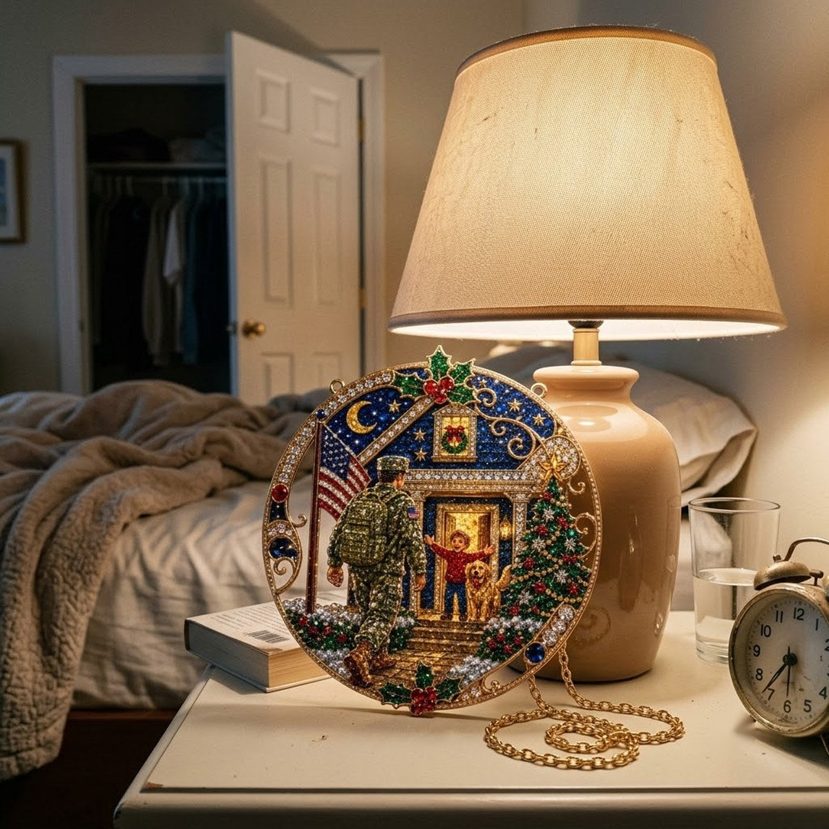 Lifestyle photo – Holiday Classics ornament at home (illustrative)