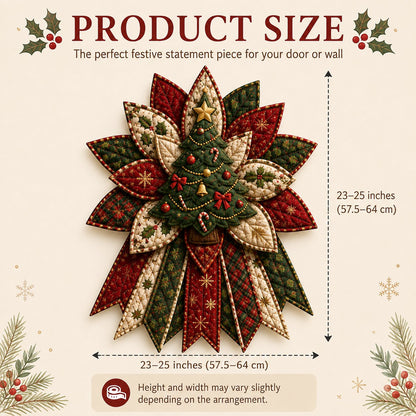 🔥🎄 Christmas Special – 50% OFF 🎁 Festive Quilted Christmas Door Hanging DIY Sewing Kit