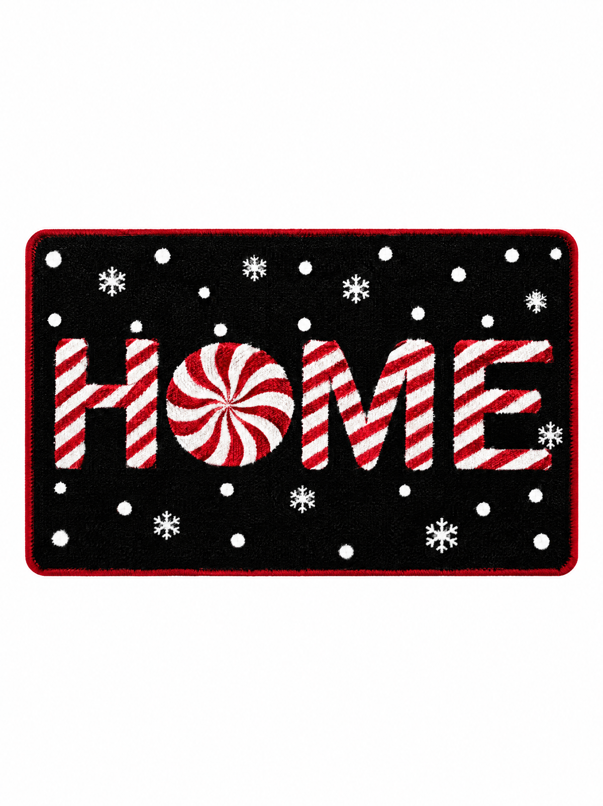 Christmas mat artwork detail