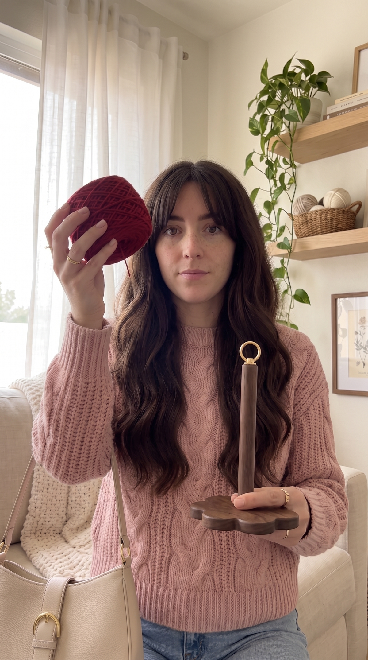 PurlPal Wooden Wrist Yarn Holder