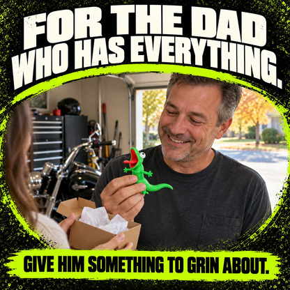 🦎🏍Wobbly Riding Buddy – Car & Motorcycle Decor🦎