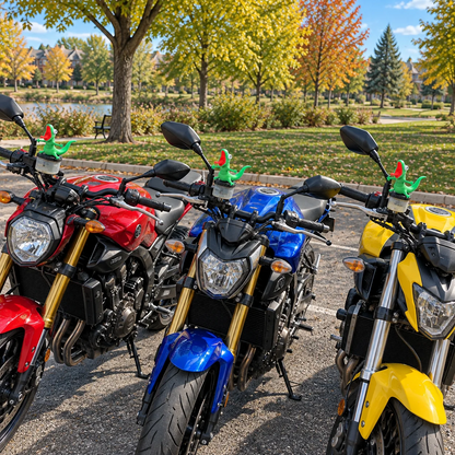 🦎🏍Wobbly Riding Buddy – Car & Motorcycle Decor🦎