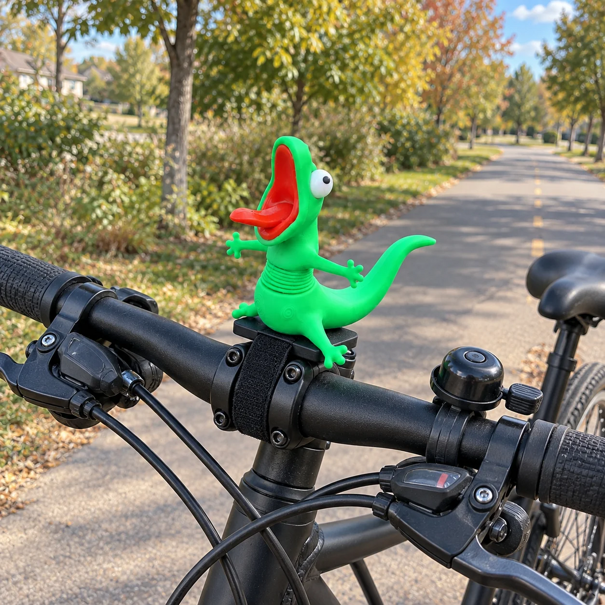🦎🏍Wobbly Riding Buddy – Car & Motorcycle Decor🦎