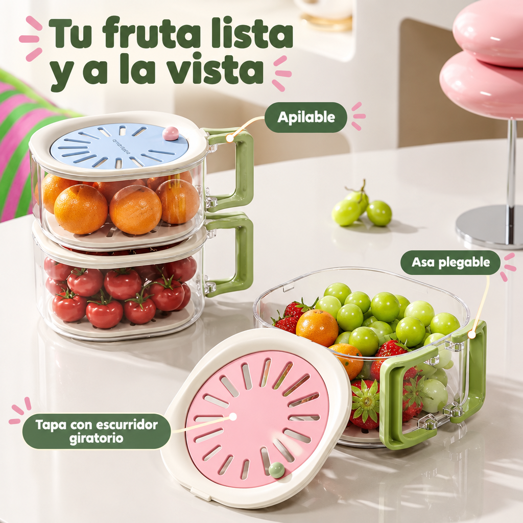 FreshPrep™ Wash, Drain & Store Produce Container