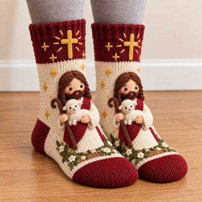 🎄Last Day 50% OFF-3D Nativity Christmas Socks
