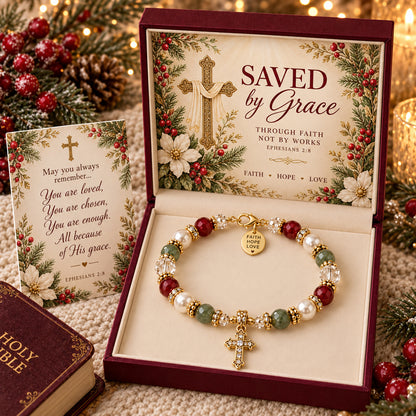 ✨ Faith & Grace Beaded Bracelet Gift Set — A Meaningful Christian Gift 🎁