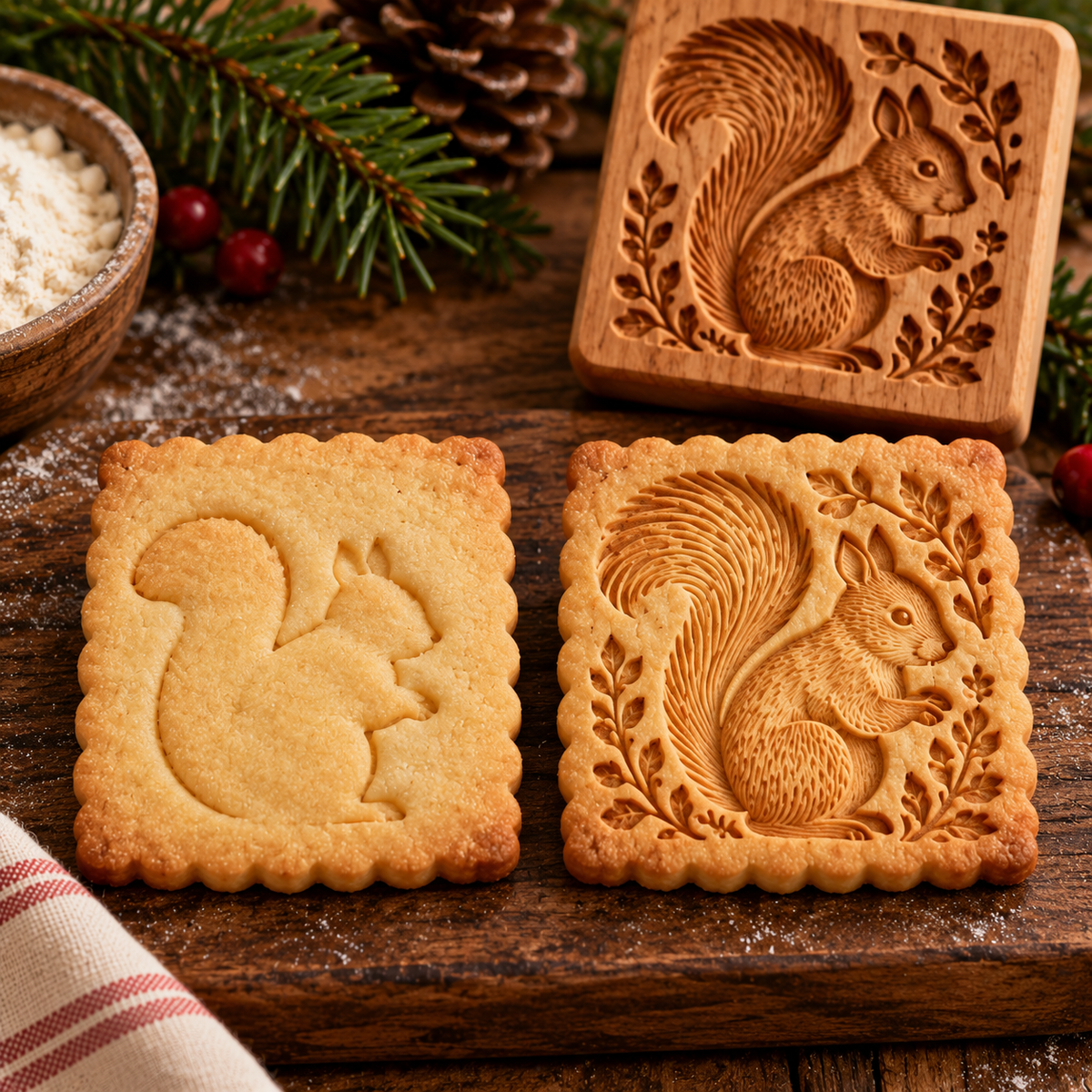 Woodland Animal Cookie Mold🏮✨