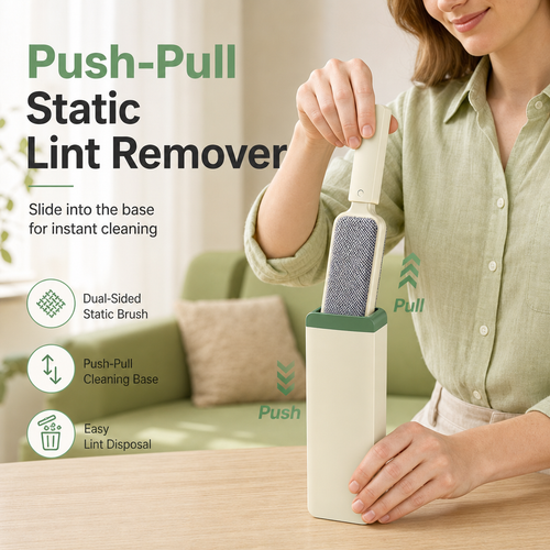🐾 FurSweep™ – Double-Sided Electrostatic Pet Hair Remover