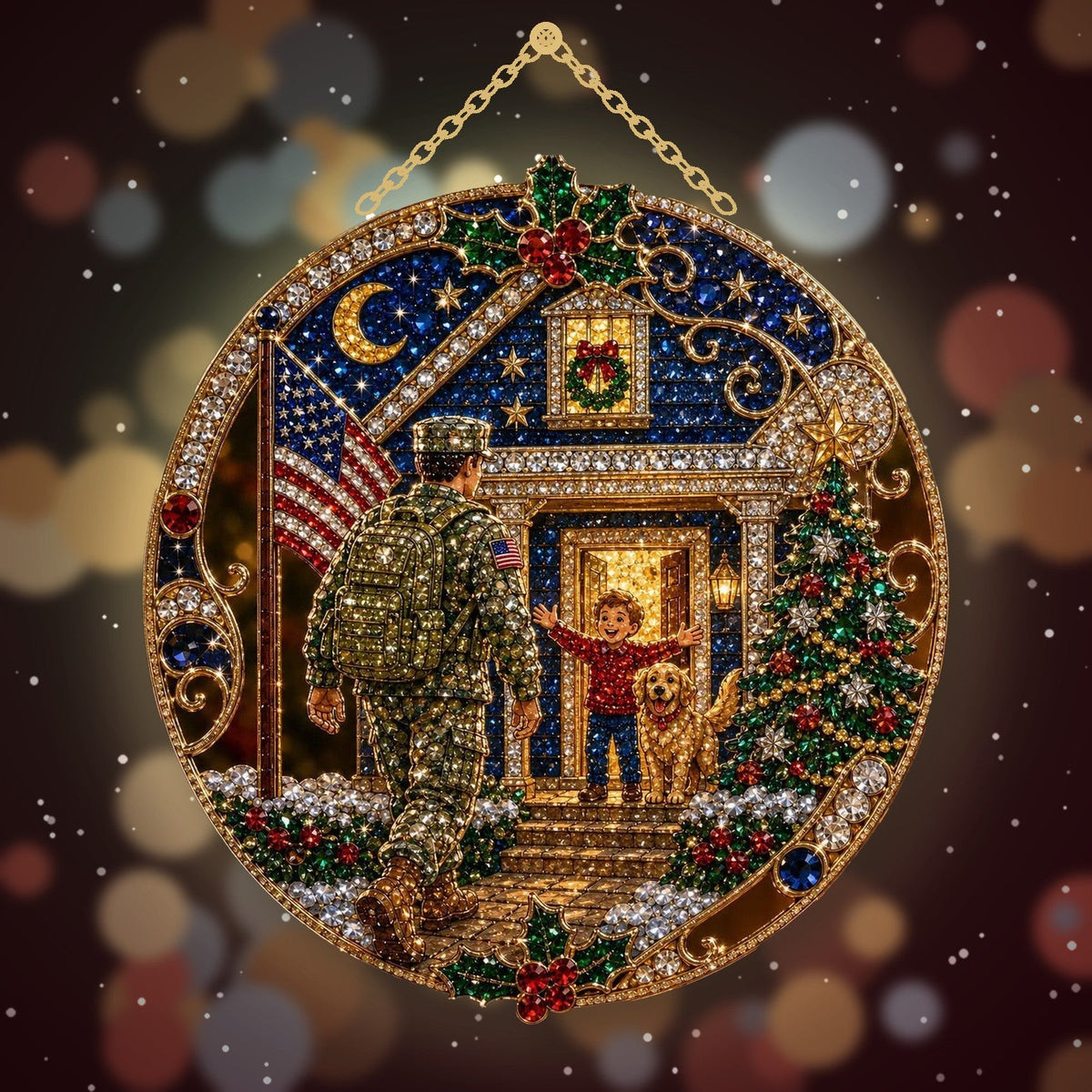 Hero Returning Home – Holiday Classics ornament