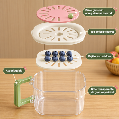 FreshPrep™ Wash, Drain & Store Produce Container